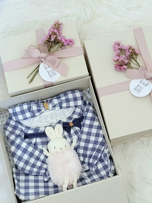 Dress, Hairband & Soft Toy Baby Gift Box