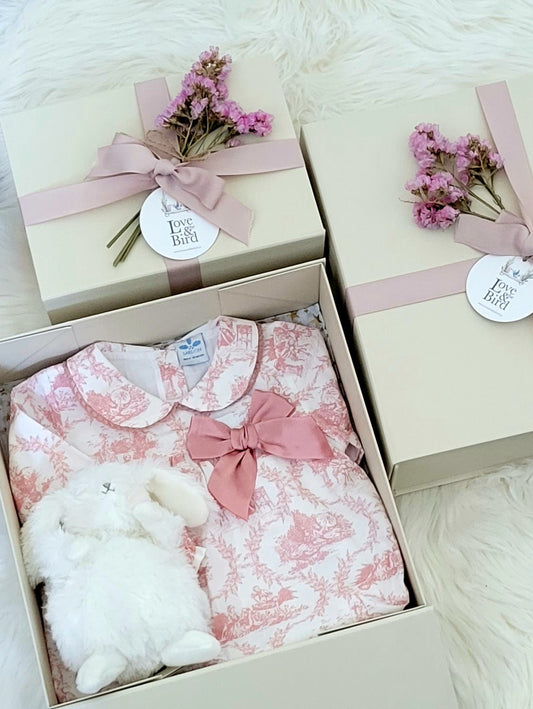 Dress & Soft Toy Baby Gift Box