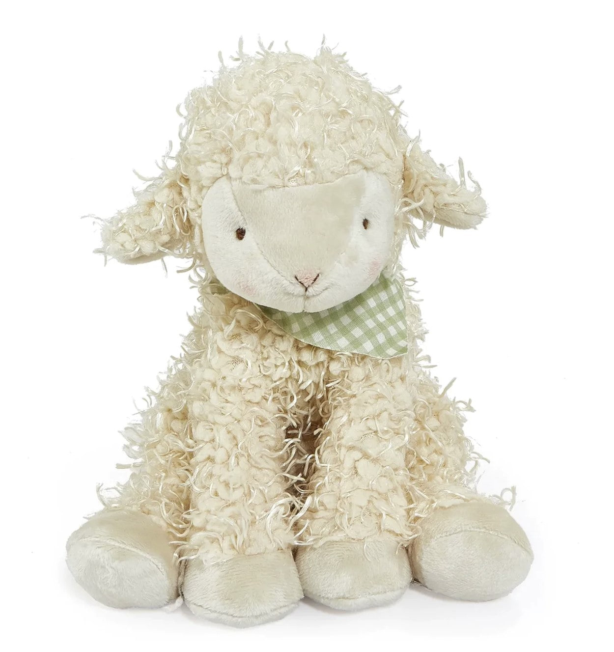 Shep the stuffed animal lamb  a perfect gift for babies and toddlers from the brand Bunnies by the Bay