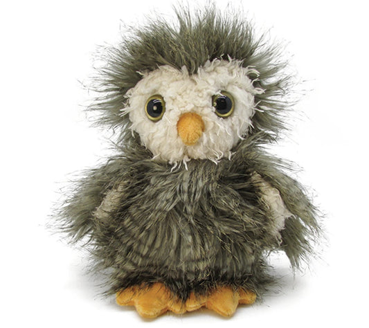 Ollie the soft toy owl from Bunnies by the Bay a perfect birthday gift for a toddler