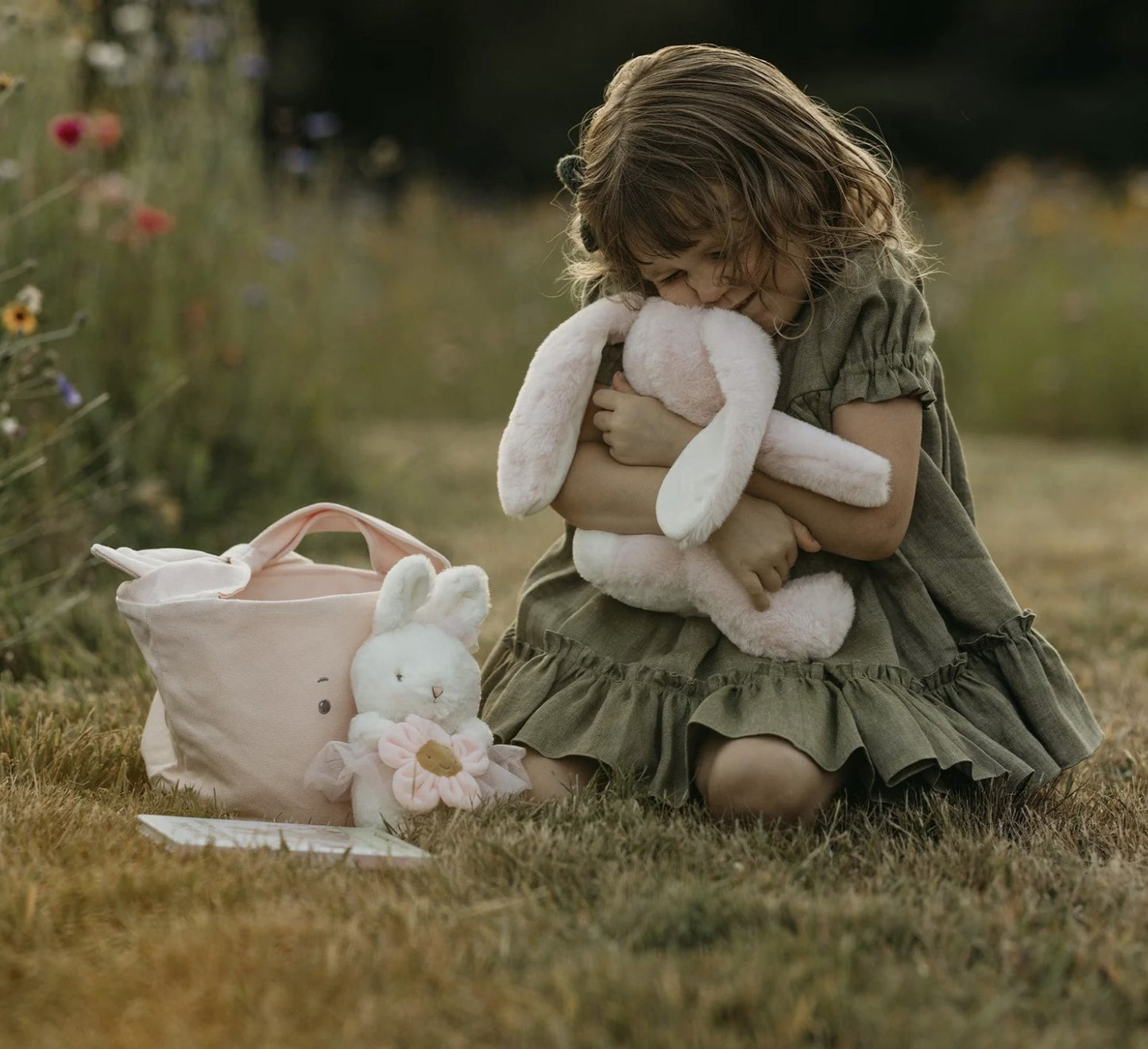 Soft toy rabbits from Bunnies by the Bay, perfect gifts for babies and toddlers