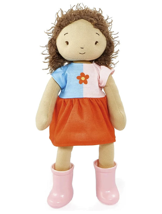 Flora soft toy doll from Bunnies by the Bay