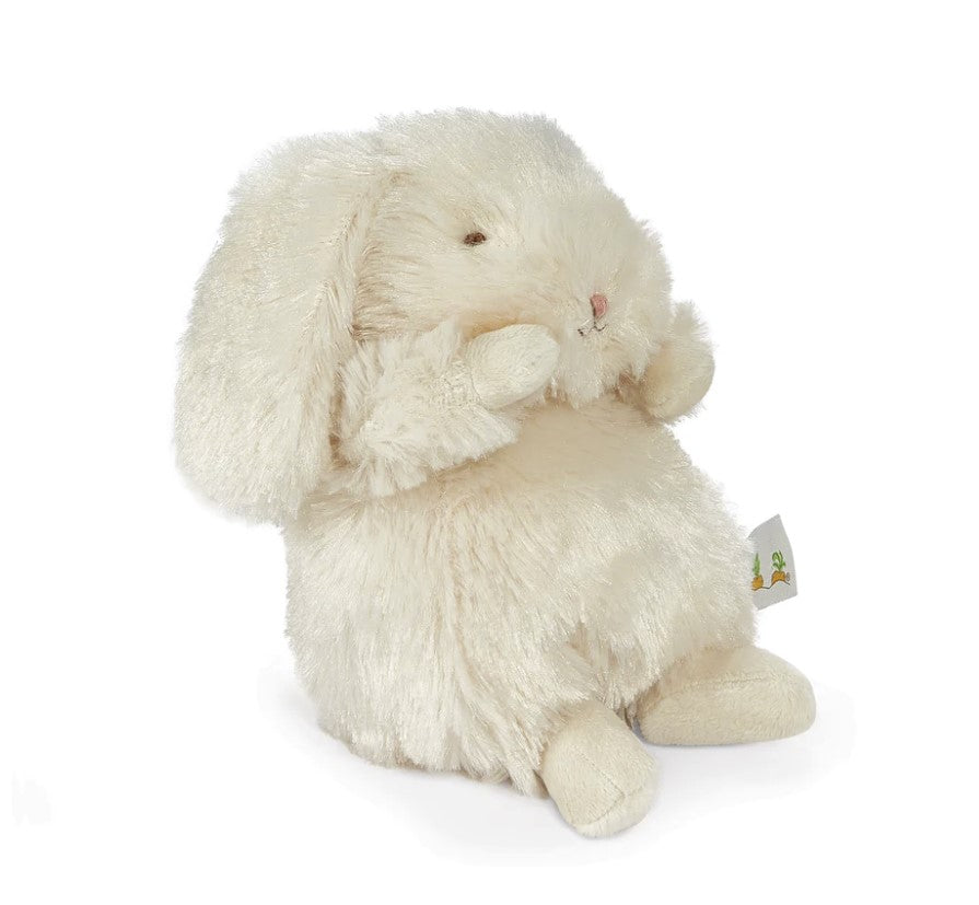 Wee Rutabaga stuffed animal bunny from Bunnies by the Bay, a perfect and safe gift for Newborn baby or toddler.