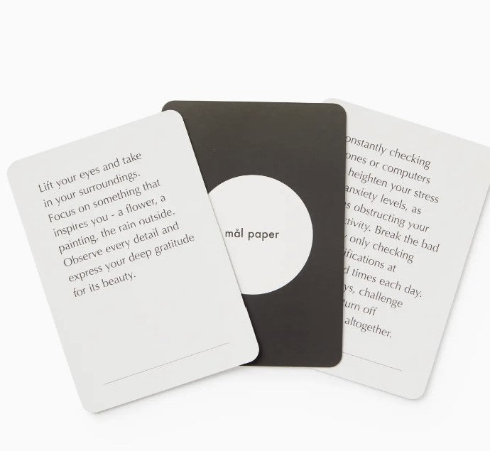 Mindfulness Cards and Card Holder