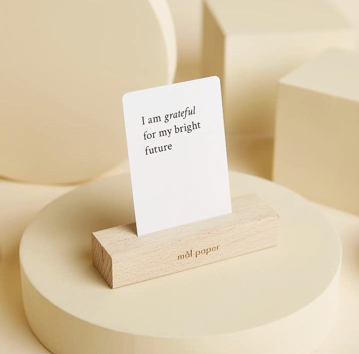 Mindfulness Cards and Card Holder