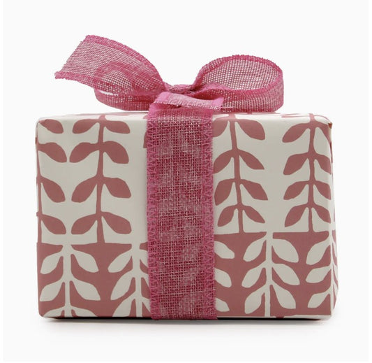 Gift Box Pressed Peonies Candle & Bath Fizz